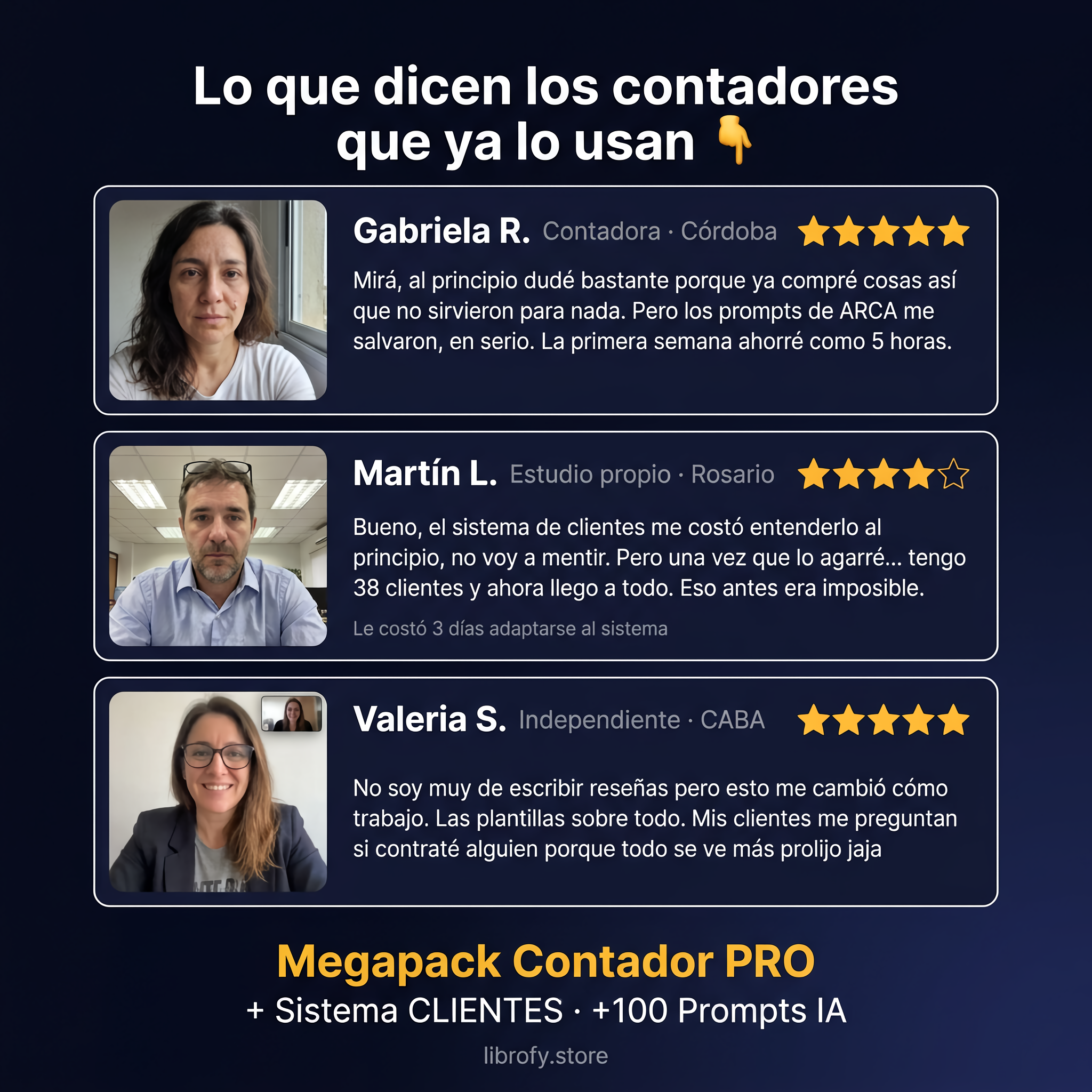 Megapack contador PRO + Sistema CLIENTES
